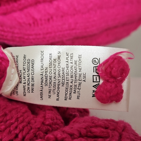 Pilcro Anthropologie Women's Pink Mock-Neck Cable-Knit Sweater Size XS - Picture 11 of 11